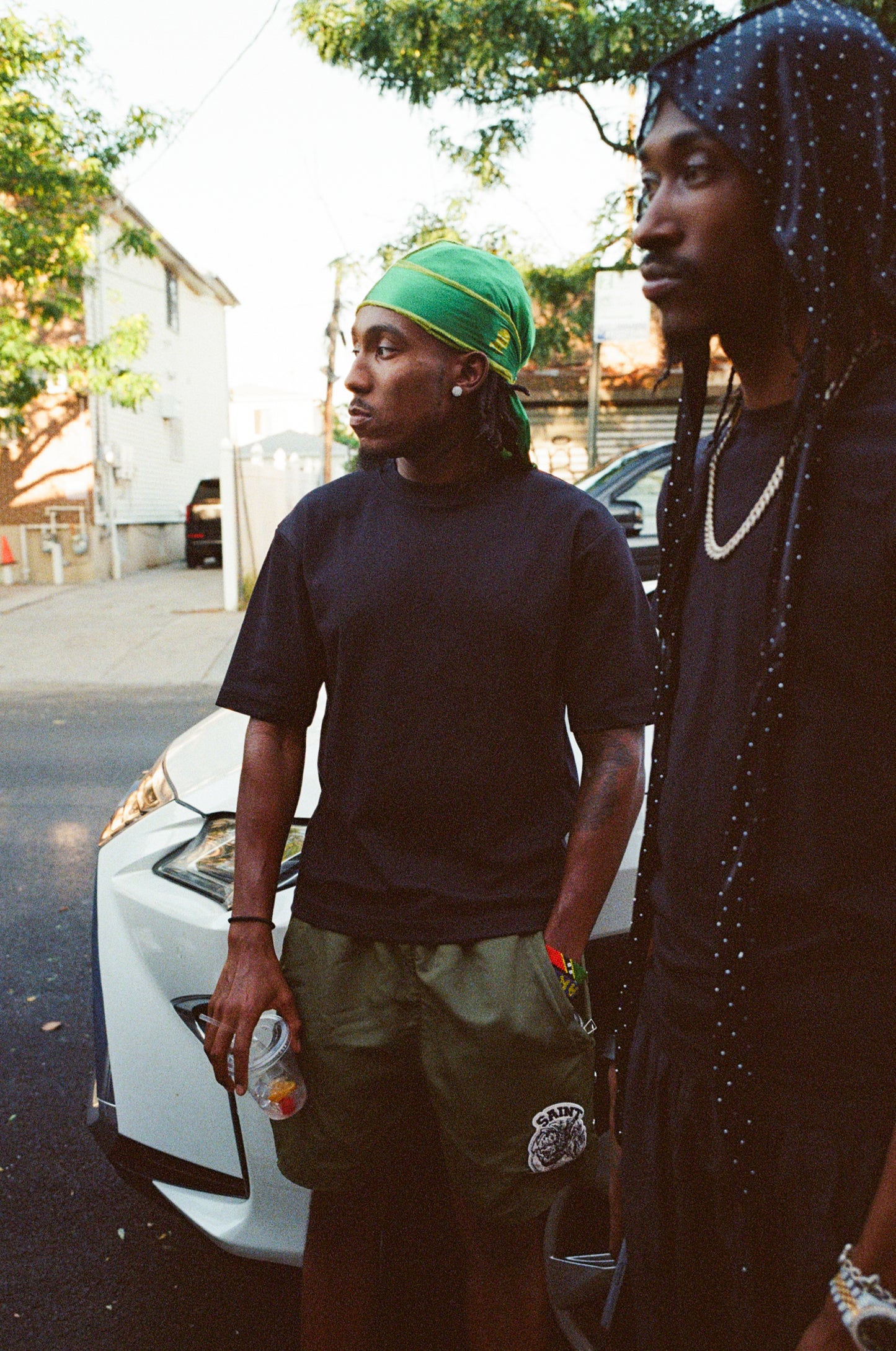 Emerald Green w Yellow Stitching