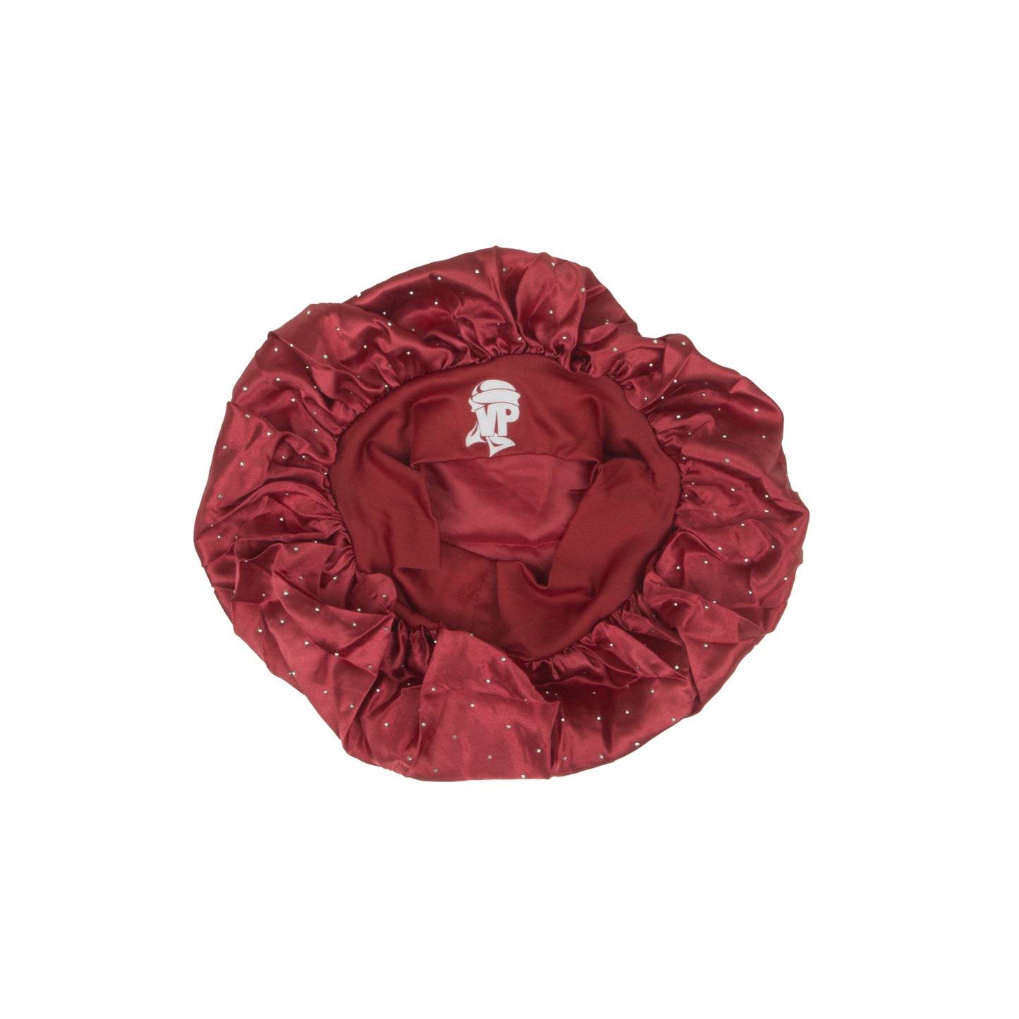 Ruby Red Bonnet w Stones